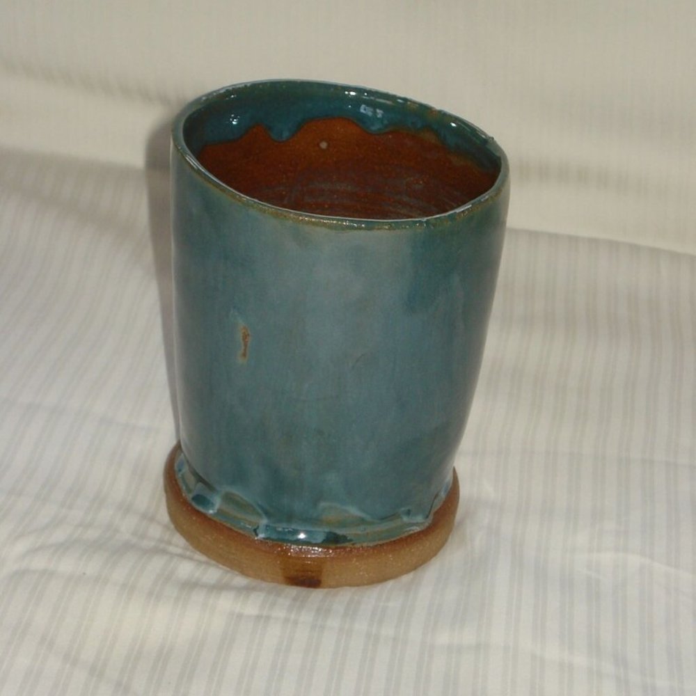 Aqua Blue Vase/Planter